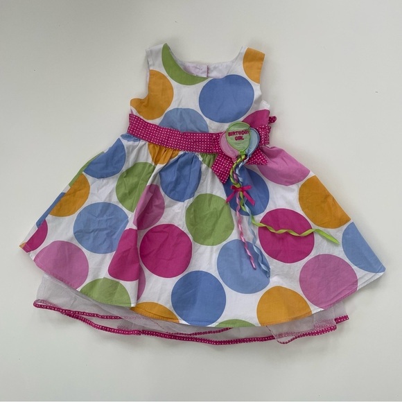 Bonnie Jean Little Girls Birthday Girl Balloon Dress Size 3T or 36 months - Picture 1 of 6